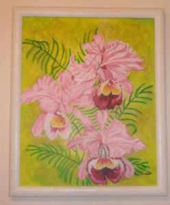 Voir le détail de cette oeuvre: orchidée rose